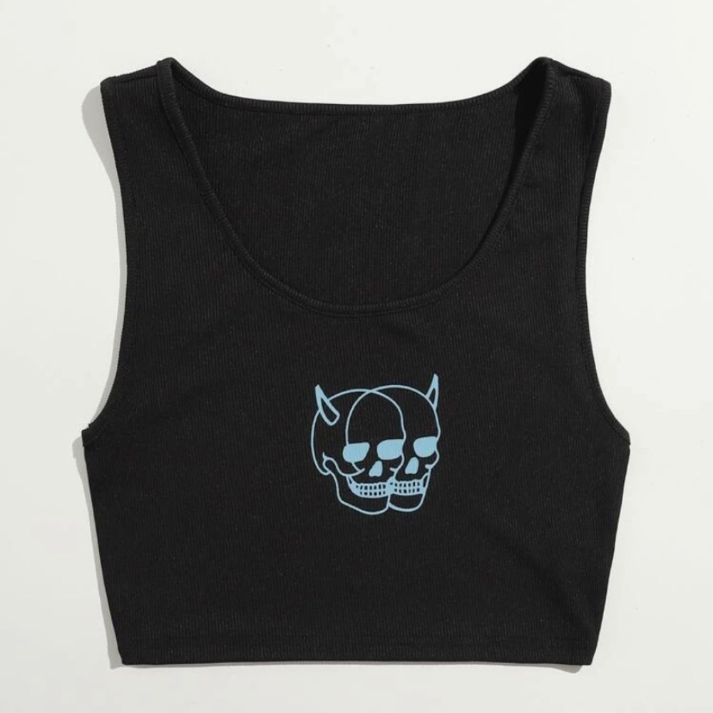 Skull tank top